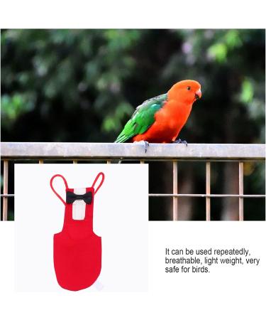 Iplusmile Parrot Suit & Diaper - XL Bird Flight Suit for Nymphic Birds & Ducks | Comfortable & Stylish Pet Bird Accessories - Buy Online on GoSupps.com