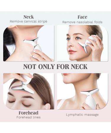 Facial Massage Device for Wrinkles | 3 Modes | 45 C Skin Tightening & Lifting Beauty Device for Face & Neck | Portable EMS Device for Women & Men (White) - Buy Online on GoSupps.com
