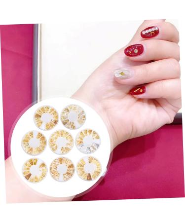 Beavorty 8 Boxes Alloy nail decoration nail embellishments metal nail studs moon nail studs nail art sequins nail star studs jewelry accessories metal decor plastic hollow out 3d confetti - Buy Online on GoSupps.com