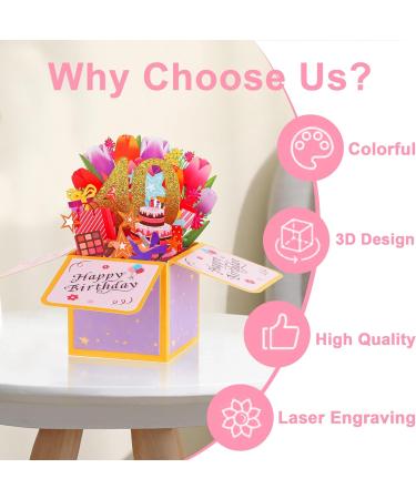 Yolidas 40th Birthday Gifts for Women Birthday Gifts for Her Gift Baskets Ideas for Her Mom Sister Female Friends Coworker Wife Girlfriend Daughter Unique Gifts for Women Pink-40th - Buy Online on GoSupps.com