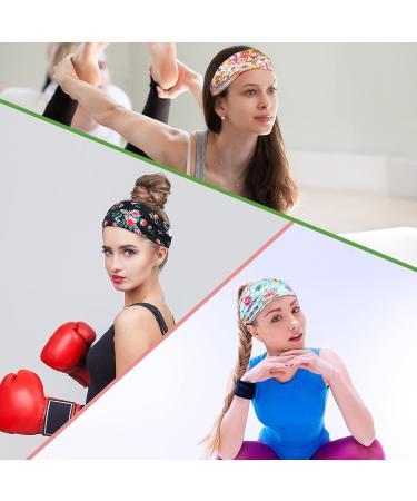 Syhood 12 Pcs Nurse Button Headband for Women - Non Slip Boho Nursing Headbands with Floral Style - Ear Protection Holder for Men Women Friends - Buy Online on GoSupps.com