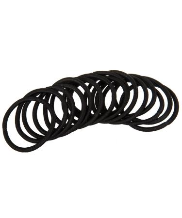 Shop Loved 20-Piece Thick Black Hair Ties - Metal-Free Braid Gum for Women Men & Girls | Stylish Pink Storage Box Included - Buy Online on GoSupps.com