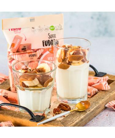 Super Fudgio Organic Toffee Candies - Vegan Gluten-Free Palm Oil-Free | 10 Pack with Coconut Milk & Sugar - Buy Online on GoSupps.com