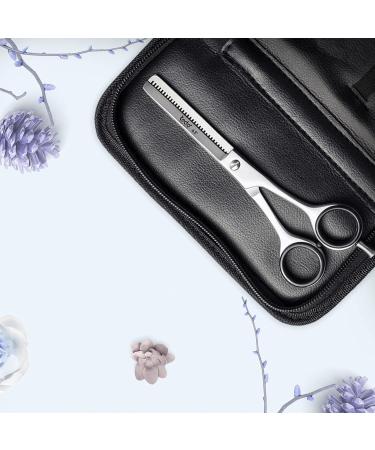 TECTO Professional Hair Thinning Scissors: Stainless Steel Barber Hair Cutting Shears for Men, Women, Kids - Razor-Sharp Blades, Fixed Screw - Home & Salon - Buy Online on GoSupps.com