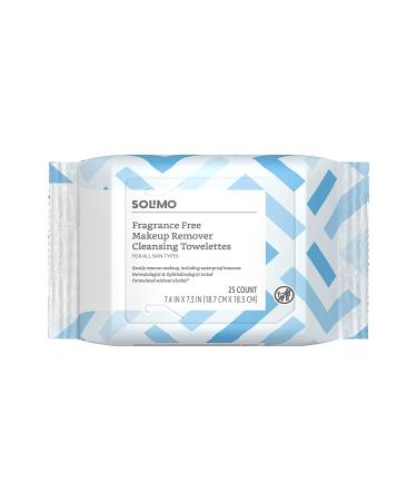 Solimo Makeup Remover Wipes - Fragrance Free 25ct (Pack of 2) - Buy Online on GoSupps.com