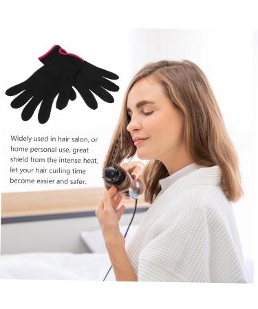 OUNONA 1 Set 4pcs Gloves Heated Mittens Bumps Heat Glove Silicone Bumps Proof Glove Grill Glove Silicone Bumps Heat Proof Glove Bumps Heat Resistant Glove Anti-collision Hairdressing Tool Black 21.5X12.2 cm - Buy Online on GoSupps.com