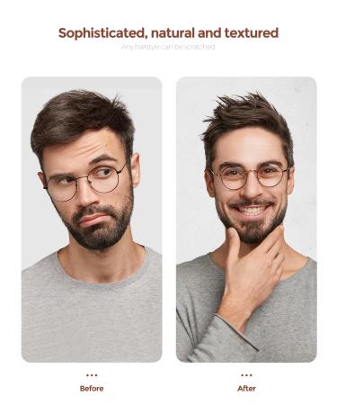 Matte Hair Wax for All Hair Types - All-Day Hold Pomade for Men | Premium Styling Clay (4oz - Buy Online on GoSupps.com