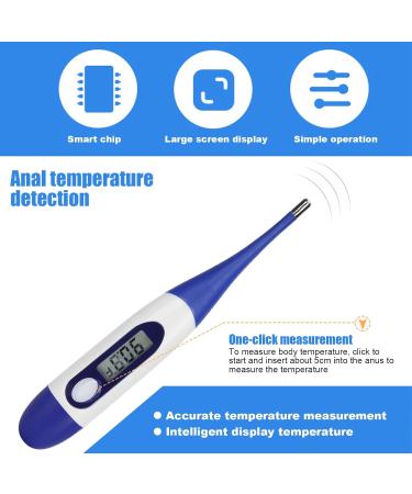 Pet Livestock Thermometer Professional Portable Pig Animal LED Display Fast Digital Veterinary Thermometers for Dogs Cats Pigs Sheeps - Buy Online on GoSupps.com