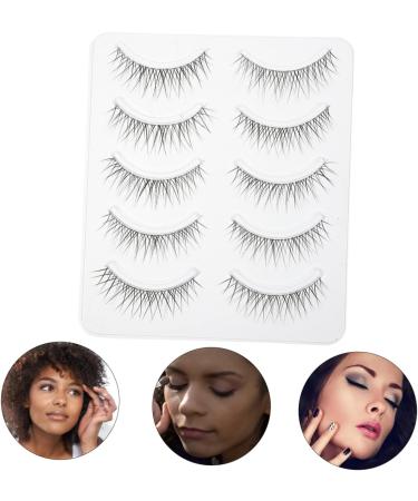 FRCOLOR 5 Pairs Eyelashes Natural False Lashes Fluffy Volume Lashes Girl Makeup Eyelash Faux Lashes Fake Lashes Cosmetic Accessories Chemical Fiber 3d Elasticity Tool - Buy Online on GoSupps.com