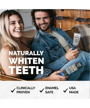Organic Charcoal Teeth Whitening Toothpaste with Coconut Oil & Essential Oils | Enamel Safe, Clinically Proven, Vegan | Best Natural Whitener - Spearmint (4oz) - Buy Online on GoSupps.com