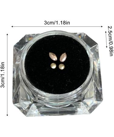 Povanjer 4-Piece Toothstones Set | Light Yellow Crystal Stones for Teeth | Reflective Gemstone Jewelry - Buy Online on GoSupps.com