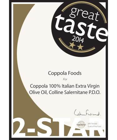 Coppola Huile d'Olive AOP Extra Vierge Colline Salernitane 0 5l - Buy Online on GoSupps.com