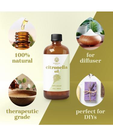 Citronella Essential Oil by Essential Delights - 100% Pure & Certified (16 oz.) | Pure Grade Distilled Citronella Essential Oil for Diffuser Aromatherapy Candle-Making Skin & Hair Care 16 Fl Oz (Pack of 1) - Buy Online on GoSupps.com