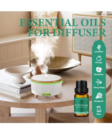 Essential Oils Blends Set for Diffusers - 6 Aromatherapy Scents for Home Relaxation & Wellness | Calming Sweet Dreams Immunity & More - Buy Online on GoSupps.com