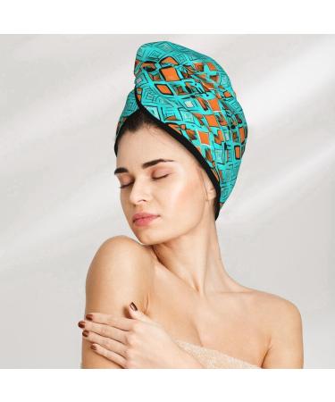 Buy Turquoise Wonders Coral Velvet Dry Hair Cap | Quick-Dry Hair Towel Wrap for Travel & Home - Ideal for Men & Women - Buy Online on GoSupps.com