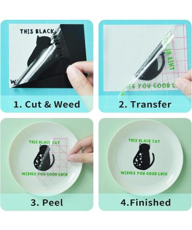 IModeur Permanent Adhesive Vinyl Bundle - 86 Pack (12x12) Glossy Matte Metallic Sheets for Cutting Machines & Party Decorations - Buy Online on GoSupps.com