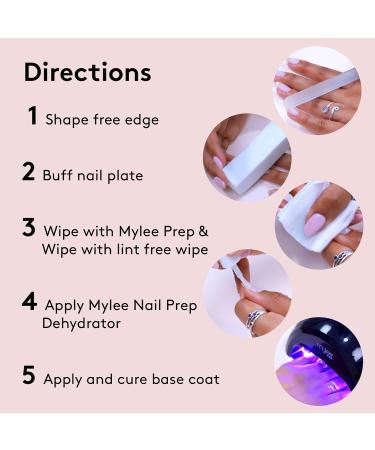 Mylee Nail Prep Dehydrator 15ml - Preps for Flawless Gel Polish Application with Ease and Reduces Lifting for Longer Lasting Manis Gel Polish Bonding Base Varnish Manicure Bonder Liquid - Buy Online on GoSupps.com