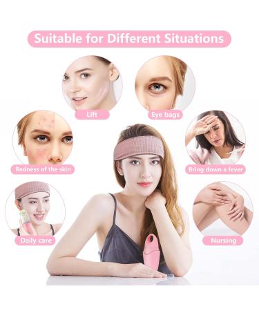 AKARY Ice Roller for Puffiness & Dark Circles | Facial Beauty Tool & Gua Sha Massage | Silicone Ice Mold | Skin Care Essential - Buy Online on GoSupps.com