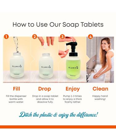 Eco-Friendly Foaming Hand Soap Tablets - 6 Pack Refill | Zero Waste Cleansing - Eucalyptus Scent - Buy Online on GoSupps.com