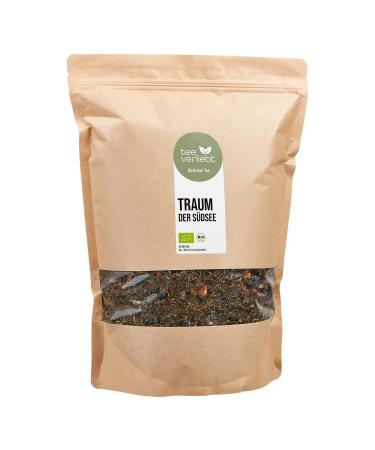FRUTEG Th vert bio Sencha Dreama Dream of the Sud | Th vert perdant | M lange vert exotique fraise abricot jasmin et pomme | De l'agriculture biologique certifi e | 1000 g