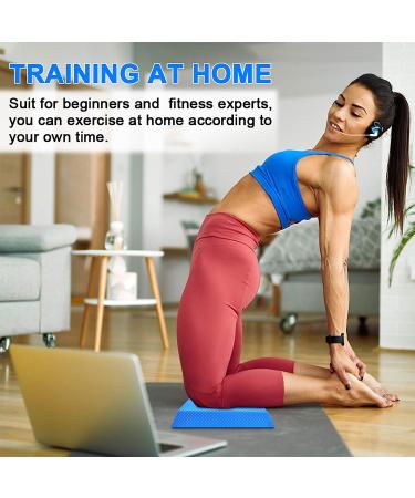 Balance Pad Small Foam Board for Physical Therapy and Yoga - Blue 12.2Lx9.1Wx2.4H inch - Buy Online on GoSupps.com