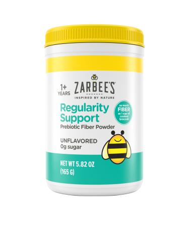 Zarbee's Children's Regularity Support* Prebiotic Fiber Powder Flavorless Fiber Powder for Kids to Help Reduce Occasional Constipation* Daily Fiber Supplement for Toddlers 5.82 oz