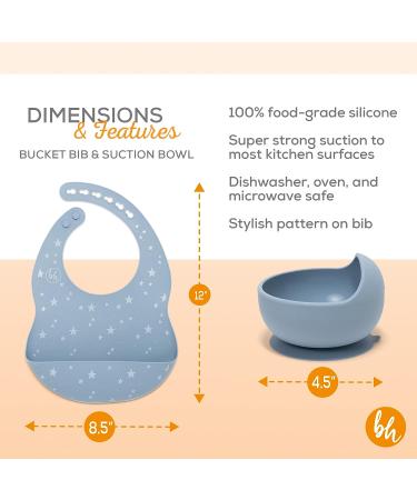 BooginHead Baby Led Weaning Supplies - Stage 1 and Stage 2 Self Feeding 5-Piece Set in Blue - Buy Online on GoSupps.com