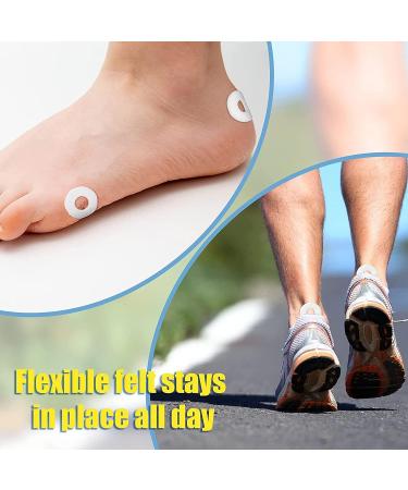 12 Sheet Soft Adhesive Foot Callus Cushions for Soreness Relief and Pressure Reduction - Round Corn Pads for Foot Care - Buy Online on GoSupps.com