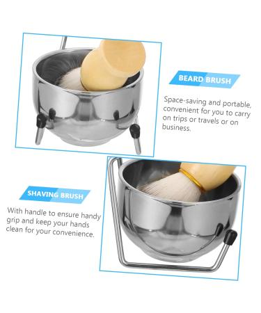 Ipetboom Shaving Brush Set | Soft Hair Safety Beard Brush Storage Rack & Stainless Steel Shaving Kit for Men - International Shipping Available - Buy Online on GoSupps.com