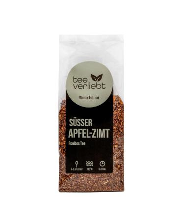 teeverliebt Winter Edition Sweet Apple Cinnamon Rooibo Tea 100 g Loose Rooibo Tea Delicious Tea Mix