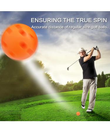 FINGER TEN Golf Practice Balls 12 Pack - Limited Flight Plastic Colored Training Balls for Men and Women - Indoor/Outdoor Use - Mixed Color - Buy Online on GoSupps.com
