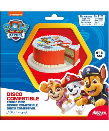 Dekozauber24 Paw Patrol Edible Cake Toppers Set - 2 Large (16cm) + 20 Mini - Perfect for Children's Birthday Decorations - Buy Online on GoSupps.com
