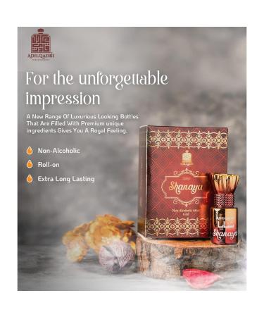 Adil.Qadri Shanaya Attar | Arabic & French Blend | Unisex Non-Alcoholic Roll-On | Long Lasting Attar - 12 ML - Buy Online on GoSupps.com
