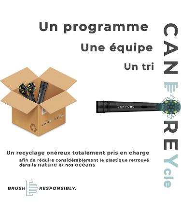 Shop Candore Pulse One Eco-Friendly Toothbrush | Interdental Coal Infused | Plastic-Free Packaging | Compatible with Oral B - Buy Online on GoSupps.com