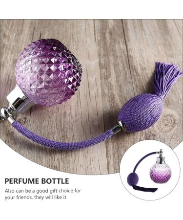 HEALLILY 100ml Perfume Fragrance Atomizer Vintage Crystal Refillable Perfume Atomizer Fine Mist Empty Perfume Bottle with Long Tassel - Buy Online on GoSupps.com