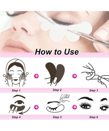100 Pairs Under Eye Gel Pads for Eyelash Extensions Lint-Free Disposable Eye Patches for Lash Extension Kit Smooth & Easy to Apply (Pink 50Pairs) 50Pairs Pink - Buy Online on GoSupps.com