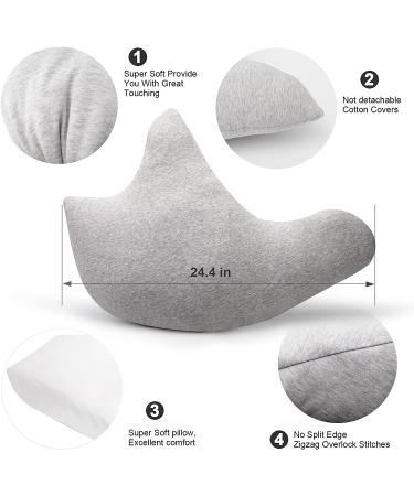 Rotator Cuff Pillow - Shoulder Surgery Side Sleeper Pillow for Neck & Shoulder Pain Relief - Post-Surgery Support (Grey) - Buy Online on GoSupps.com