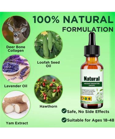 Cvreoz Gouttes de croissance naturelles pour la croissance osseuse des adolescents - 30 ml - Huile de croissance pour la croissance osseuse des adolescents (1 pi ce) 1 pi ce. - Buy Online on GoSupps.com