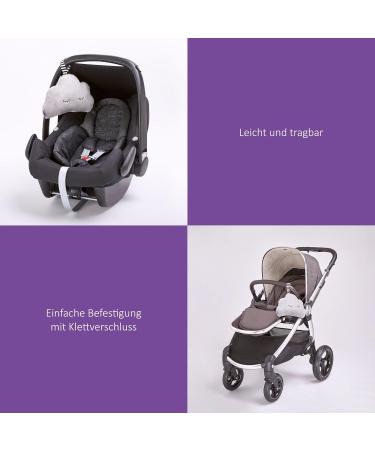 Sn z Dream Cloud Sleep Aid for Babies | Plush Mobile with White Noise 4 Calming Sounds & Night Light Pink & White - Buy Online on GoSupps.com