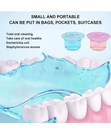 TOUISEDGI Mouthwash Gentle Portable Rose Mint Oral Cleansing Care Mouthwash Fresh Breath Mouthwash for Home Office Travel 13ml x 20pcs - Buy Online on GoSupps.com