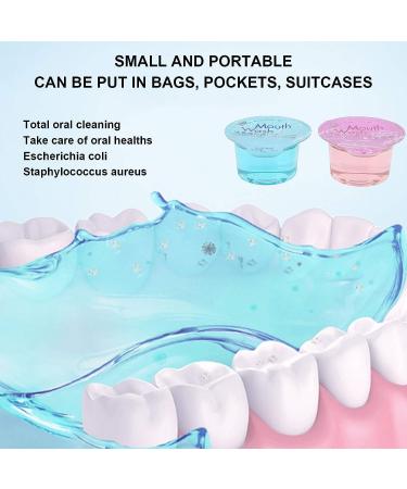 20pcs Portable Rose Mint Mouthwash - Freshens Breath, Prevents Cavities & Strengthens Enamel - Fresh Mint Flavor - Buy Online on GoSupps.com