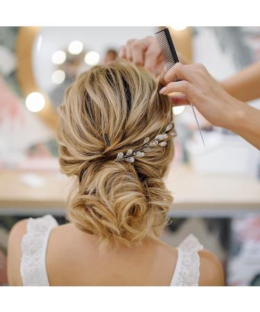 2 Pieces Tail Comb Set - Heat Resistant Antistatic Carbon Fiber Hair Combs for Salon Styling - Buy Online on GoSupps.com