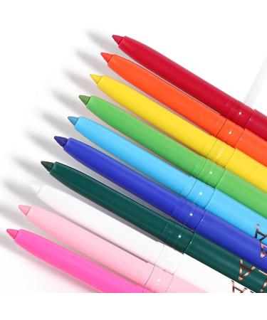 18 Colored Eyeliners Pen Set Waterproof Smudge-Proof Eye Shadow Pencil Liquid Eyeliner Makeup Set Long-Lasting High Pigmented Rainbow Eyeliner Pencils Kit Glitter Eye Liners for Women #40*18colour - Buy Online on GoSupps.com