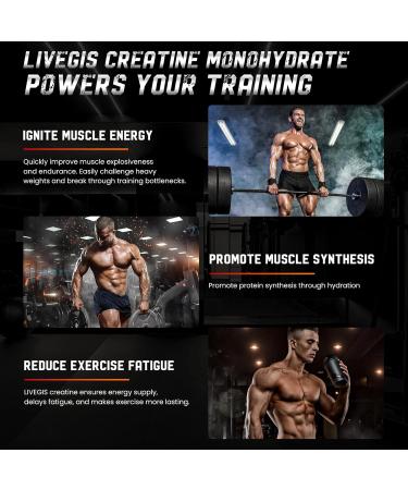 Creatine, Creatine Monohydrate Keto Friendly, Unflavored - Support Muscles, Cellular Energy and Cognitive - 17.63 Oz(500g) - 100 Servings (500g) 1.1 Pound (Pack of 1) - Buy Online on GoSupps.com