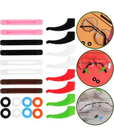 Uonlytech Slide-Resistant Glasses Holder Set | Interchangeable Ear Handles & Protective Tips for Enhanced Comfort | International Shipping Available - Buy Online on GoSupps.com