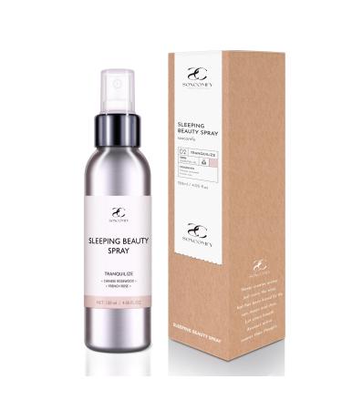 Pillow Ritual Aromatic Calming and Relaxing Pillow Mist Linen and Fabric Sleep Spray Infused with Natural Essential Oils Enhance Bedtime Routine Roses Rosewood Aluminium Bottle 4.05 oz Rosewood & Rose