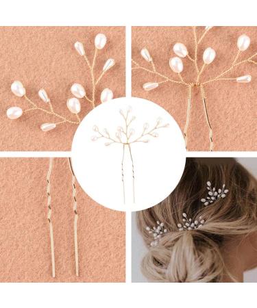 Elegant Pearl Flower Bridal Hair Clip - Metal Wedding Hair Jewelry for Women - Buy Online on GoSupps.com