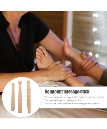 1 Set 3PC Wood Cabbage Massage Tools - Thai Massage Sticks & Tissue Massage Tool | Relaxing Gifts for Wellness - Buy Online on GoSupps.com