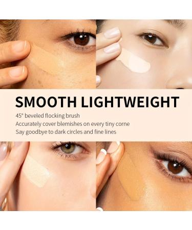 Moisturizing Concealer Stick Lightweight Full Coverage Long Lasting Conceals Corrects Hydrates Long-Wear Matte Finish Waterproof & Lightweight For All Skin 2 Pcs (0204) - Buy Online on GoSupps.com