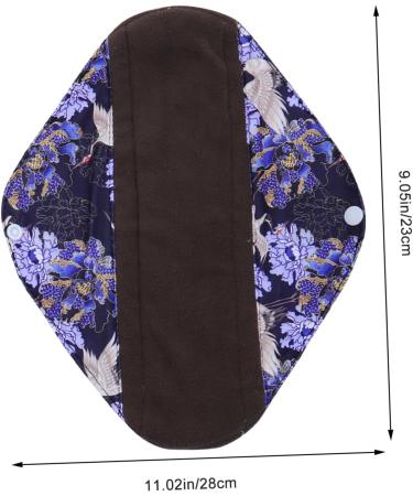 6Pcs Washable Cloth Period Pads - Bamboo Charcoal Panty Liner & Napkin Set - Buy Online on GoSupps.com